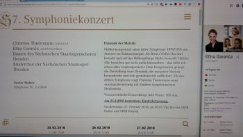 Semperoper Karten für das Konzert von Elina Garanca mit Christian Thielemann als Dirigent der Sächsischen Staatskapelle Dresden